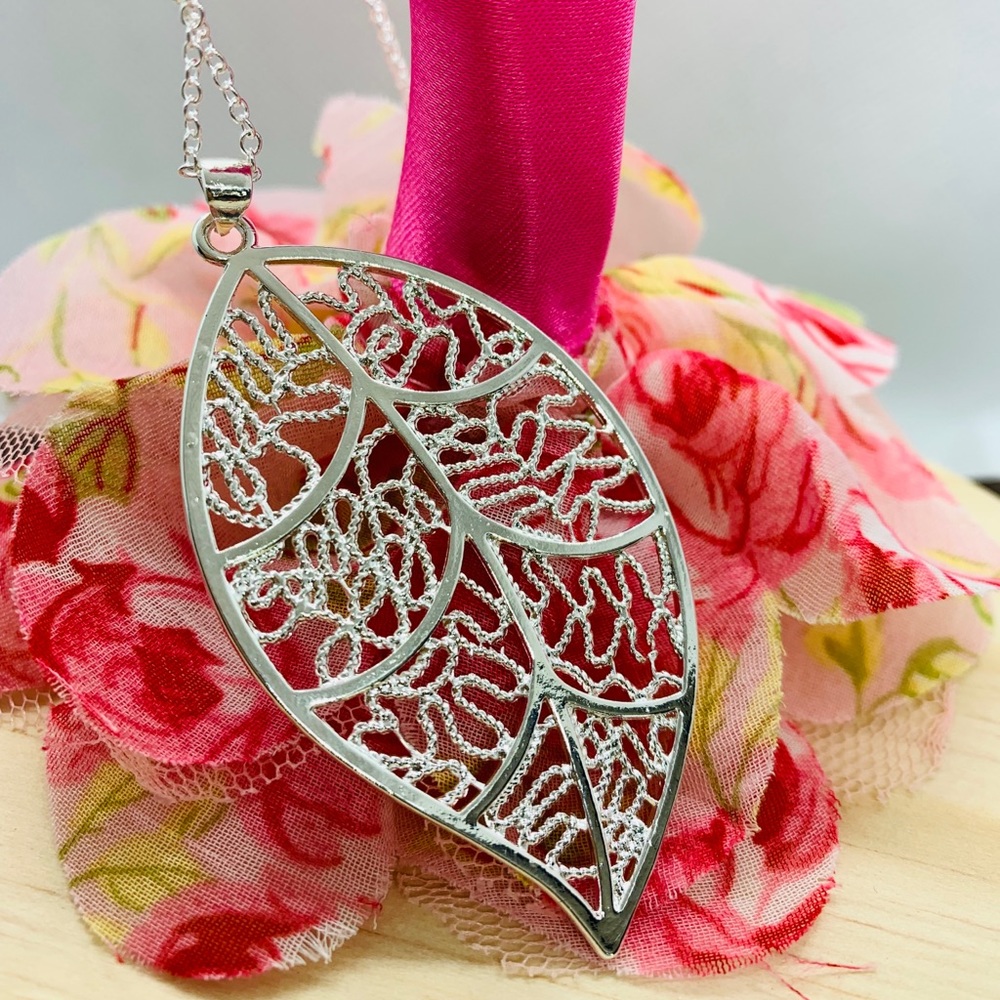 Leaf Sterling Silver 925 Necklace